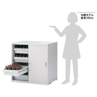 アズワン（株） 耐震薬品庫 3-5345 耐震薬品庫（スチール製）　ＳＰＷ－９９０ 3-5345-21