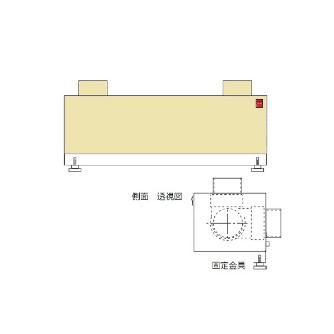 アズワン（株） 排気量調節アームダクト 1-7623 排気量調節アームダクト　卓上型ツイン 1-7623-02