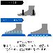 アズワン（株） 疲労軽減マット 1-8082 疲労軽減マット　ＣＫ００２３ＢＫ 1-8082-01