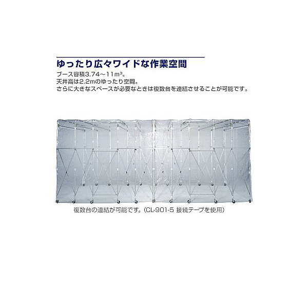 アズワン（株） クリーンブース CL－901 1-8714-01 クリーンブース　ＣＬ－９０１ 1-8714-01