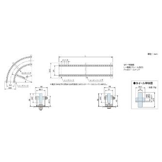 オークラ輸送機（株） ホイールコンベヤ OKR ホイールコンベヤ OKR3862G