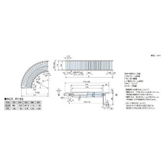 オークラ輸送機（株） ローラーコンベヤ KR ローラーコンベヤ KR10027X2000