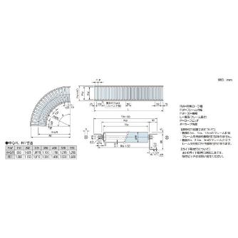 オークラ輸送機（株） ローラーコンベヤ QR ローラーコンベヤ QR100100X1000