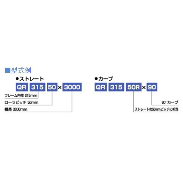 オークラ輸送機（株） ローラーコンベヤ QR ローラーコンベヤ QR100100X1000