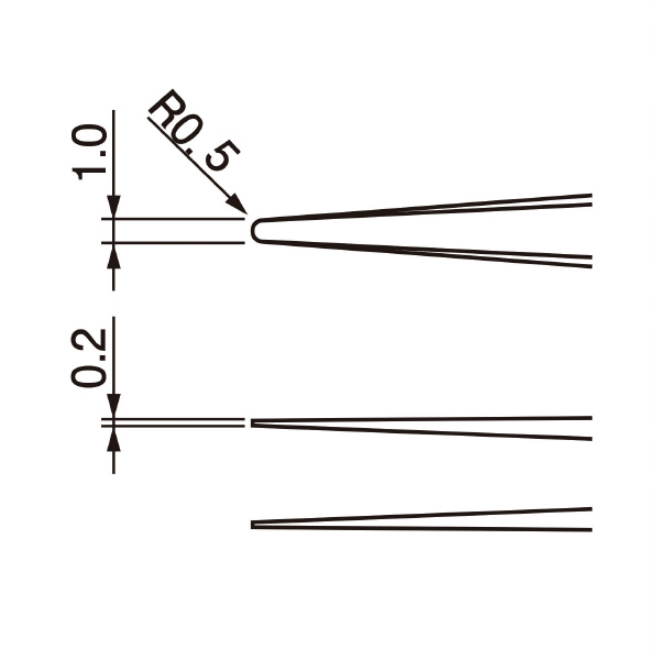 （株）エンジニア 精密ピンセット PTZ-02 精密ピンセット PTZ-02