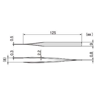 （株）エンジニア 鉄腕ピンセット(先細タイプ) PT-16 鉄腕ピンセット（先細タイプ） PT-16