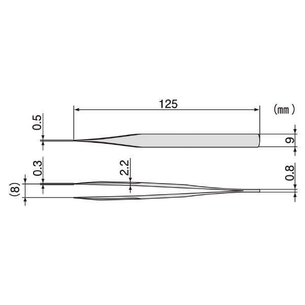 （株）エンジニア 鉄腕ピンセット(先細タイプ) PT-16 鉄腕ピンセット（先細タイプ） PT-16