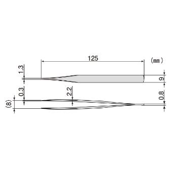 （株）エンジニア 鉄腕ピンセット(先平タイプ) PT-17 鉄腕ピンセット（先平タイプ） PT-17
