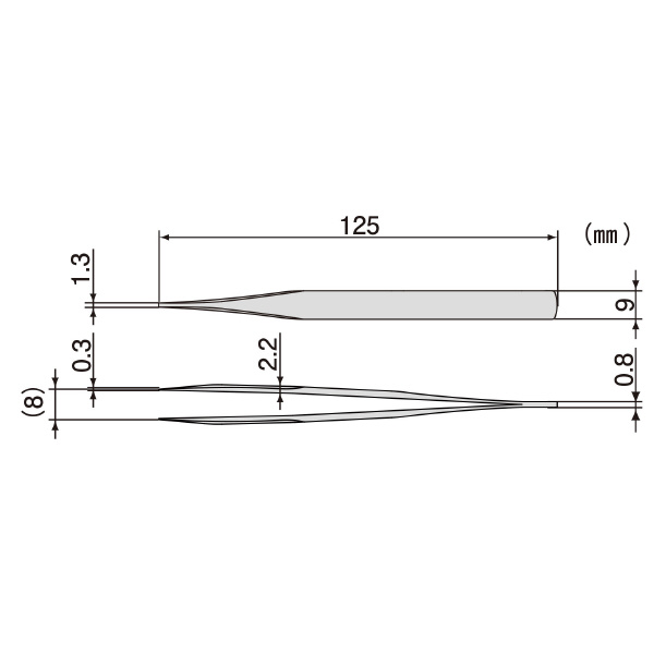 （株）エンジニア 鉄腕ピンセット(先平タイプ) PT-17 鉄腕ピンセット（先平タイプ） PT-17