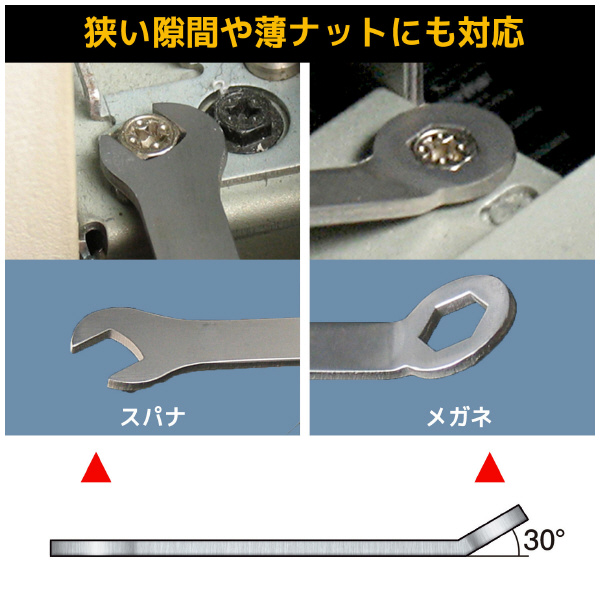 （株）エンジニア コンビ型スパナ TS コンビ型スパナ　６Ｘ６．５ TS-46