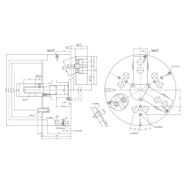 豊和工業（株） ドローダウンチャック H011MC ドローダウンチャック H011MC-12