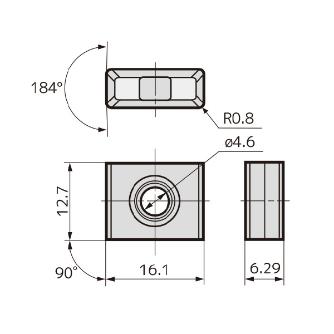 住友電気工業（株） カッタチップ LNMX-G カッタチップ LNMX160608PNSN-G ACK200