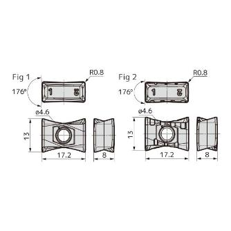 住友電気工業（株） カッタチップ LNMX-G カッタチップ LNMX170808PNSR-G ACK300