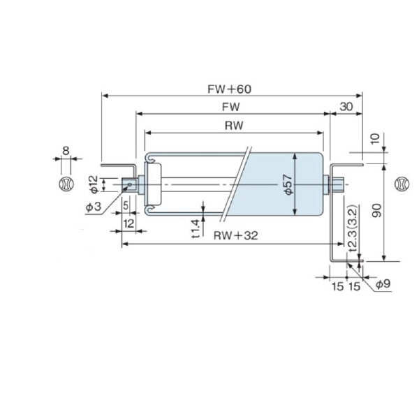 オークラ輸送機（株） スチールローラー単体 SR スチールローラー単体 SR150N-A