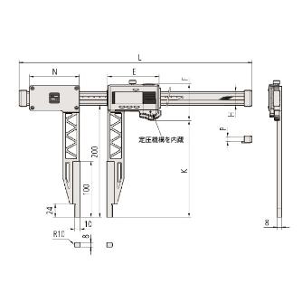 （株）ミツトヨ ノギス CFC ノギス CFC-100GL 552-152-10
