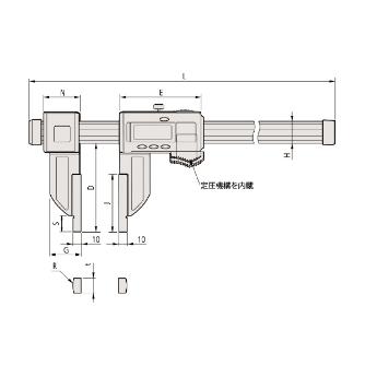 （株）ミツトヨ ノギス CFC ノギス CFC-45GC 552-155-10