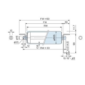 オークラ輸送機（株） スチールローラー単体 MMR スチールローラー単体 MMR150N-A