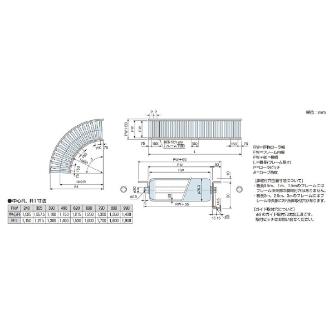 オークラ輸送機（株） ローラーコンベヤ NHR ローラーコンベヤ NHR1000100RX45C