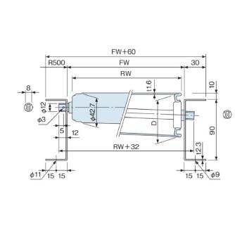 オークラ輸送機（株） スチールローラー単体 CTR スチールローラー単体 CTR690N-A