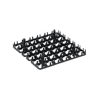 三甲（株） エッグトレー エッグトレー 400902-00 36F ﾌﾞﾗｯｸ