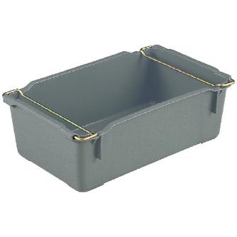 三甲（株） トロ函 トロ函（ハンドル付） 204106-01 ｵｵｶﾞﾀ-4 ﾗｲﾄｸﾞﾚｰ