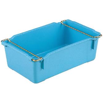 三甲（株） トロ函 トロ函（ハンドル付） 204106-01 ｵｵｶﾞﾀ-4 ﾗｲﾄﾌﾞﾙｰ