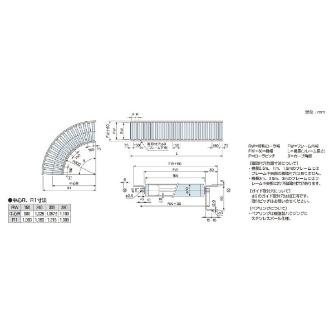 オークラ輸送機（株） 樹脂ローラーコンベヤ BFS 樹脂ローラーコンベヤ BFS10050X3000