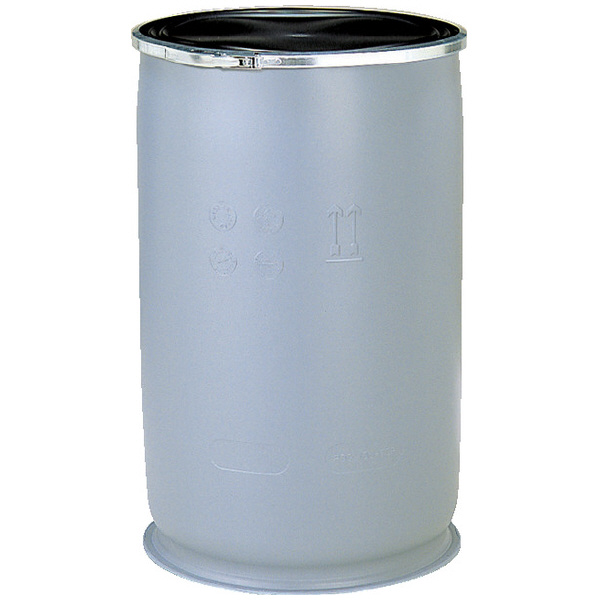 三甲（株） プラスチックドラム オープンタイプ プラスチックドラム　オープンタイプ 850066-01 PDO110L-1 ｸﾞﾚｰ