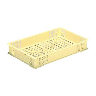 三甲（株） 麺コンテナー 麺コンテナー 101310-00 1ｶﾞﾀ(FRPP) ｸﾘｰﾑ