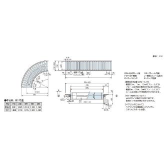 オークラ輸送機（株） 樹脂ローラーコンベヤ BPS 樹脂ローラーコンベヤ BPS100100X2000