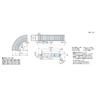 オークラ輸送機（株） 樹脂ローラーコンベヤ KBR 樹脂ローラーコンベヤ KBR10075X2000