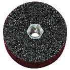 柳瀬（株） レジノイド砥石 ネジ付平型 A(黒)