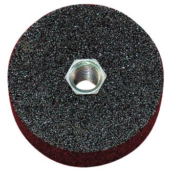 柳瀬（株） レジノイド砥石 ネジ付平型 A(黒) レジノイド砥石　ネジ付平型　Ａ（黒） BA6519N-A 65X19XW3/8 #36
