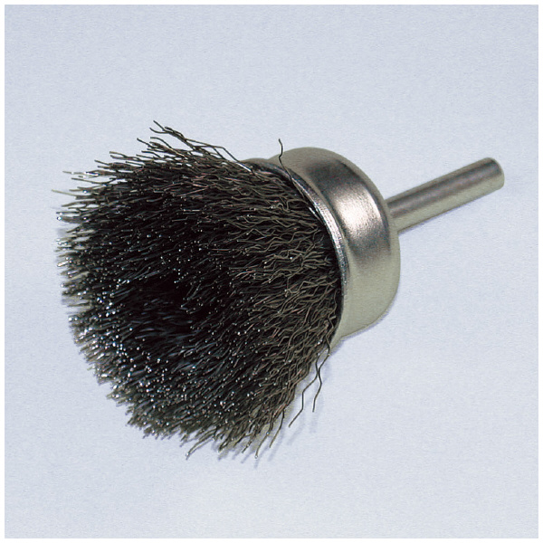 柳瀬（株） 軸付カップブラシ 鋼線 軸付カップブラシ　鋼線 BKCJ-40 40X25X6X35