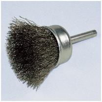 柳瀬（株） 軸付カップブラシ ステンレス