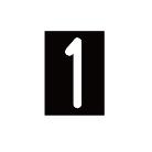 新富士バーナー（株） ロードマーキング ナンバーL 1 RM-111