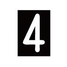 新富士バーナー（株） ロードマーキング ナンバーL 4 RM-114