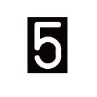 新富士バーナー（株） ロードマーキング ナンバーL 5 RM-115