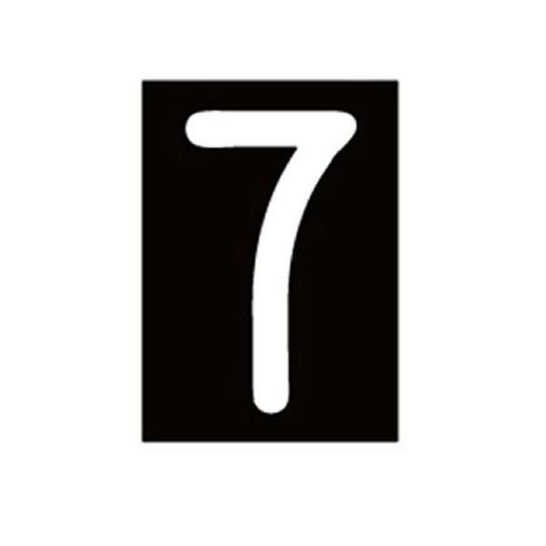 新富士バーナー（株） ロードマーキング ナンバーL 7 RM-117 ロードマーキング　ナンバーＬ　７ RM-117