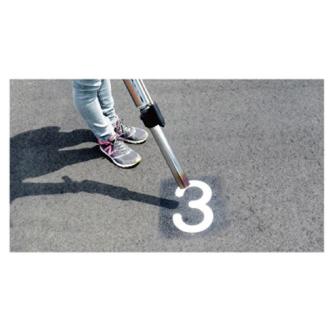 新富士バーナー（株） ロードマーキング ナンバーL 8 RM-118 ロードマーキング　ナンバーＬ　８ RM-118