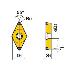 三菱マテリアル（株） 旋削用インサート(CBNコーティング) NP-DCGW 旋削用インサート（ＣＢＮコーティング） NP-DCGW070208FS2 BC8110