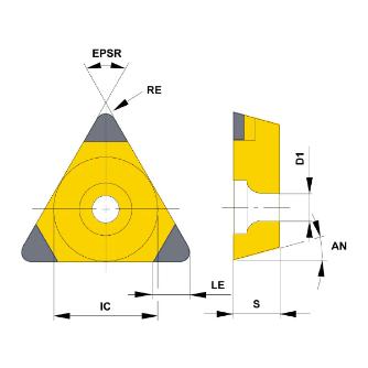 三菱マテリアル（株） 旋削用インサート(CBNコーティング) NP-TCGW 旋削用インサート（ＣＢＮコーティング） NP-TCGW090208GS3 BC8110