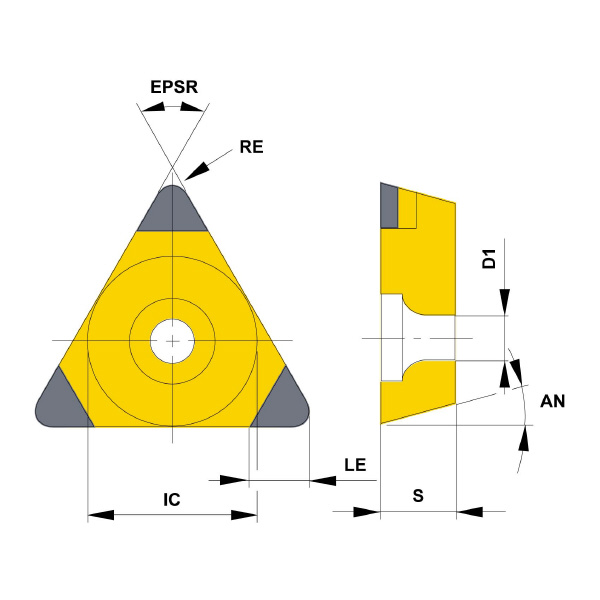 三菱マテリアル（株） 旋削用インサート(CBNコーティング) NP-TCGW 旋削用インサート（ＣＢＮコーティング） NP-TCGW110208GS3 BC8110