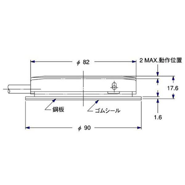 大阪自動電機（株） フットスイッチ OFL-SG フットスイッチ OFL-SG-H(W)
