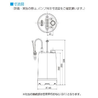 （株）寺田ポンプ製作所 高圧水中ポンプ SH 高圧水中ポンプ SH-150 50HZ