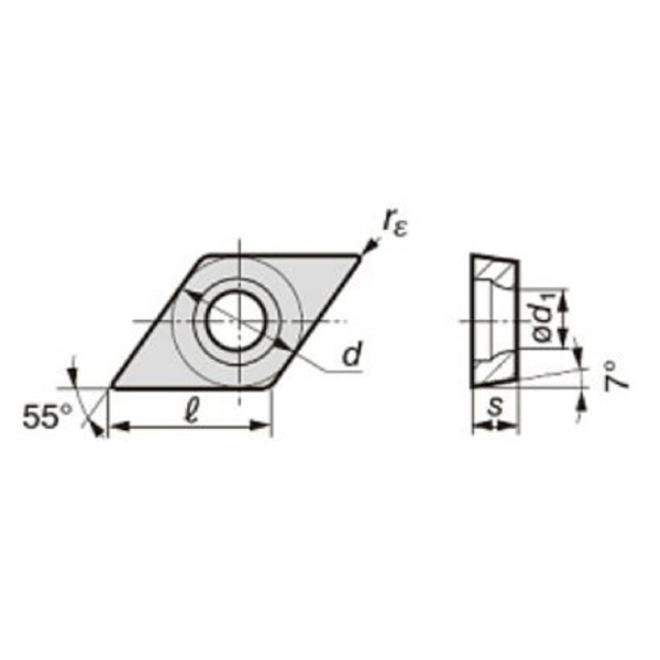 住友電気工業（株） スローアウェイチップ DCMT-LB スローアウェイチップ DCMT070204N-LB AC6040M