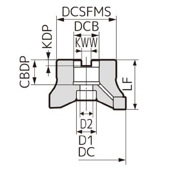 住友電気工業（株） SEC－ウェーブミル カッタ WFX-RS ＳＥＣ－ウェーブミル　カッタ WFX08040RS