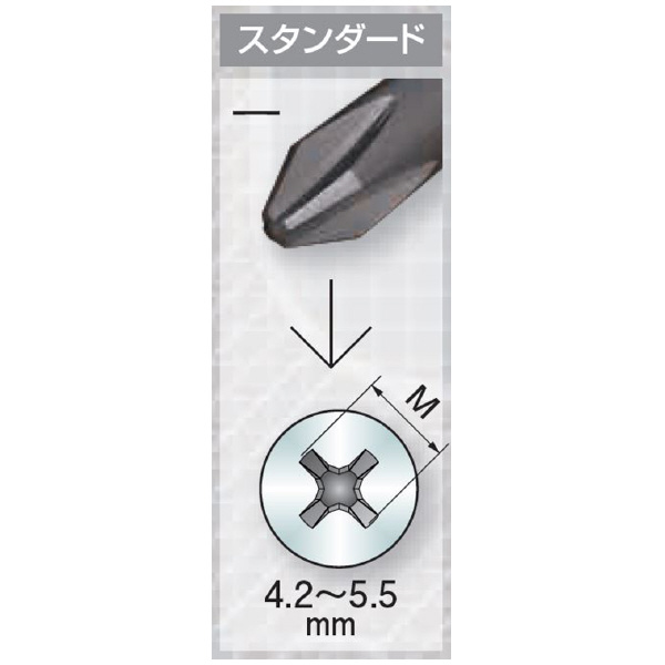 （株）ベッセル マグネットビット M-B43 マグネットビット M-B43 +2X100H