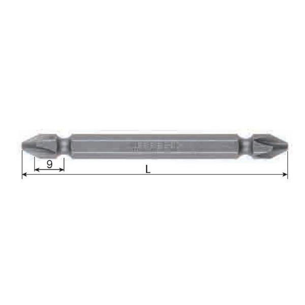 （株）ベッセル マグネットビット M-B43 マグネットビット M-B43 +2X150H