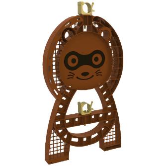 三甲（株） セーフティースタンド セーフティースタンド 802810-03 ﾀﾇｷ/ﾌﾞﾗｳﾝ